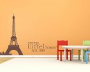 Paris Eiffel Tower Vinyl Decals Modern Wall Art Sticker